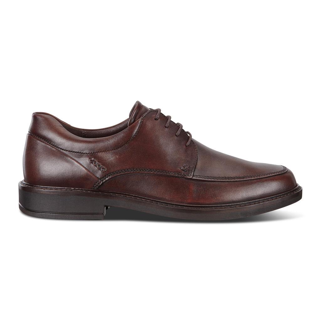 Ecco Holton Apron Toe Tie Mens Dress Shoes Brown Outlet - India GLU-295763